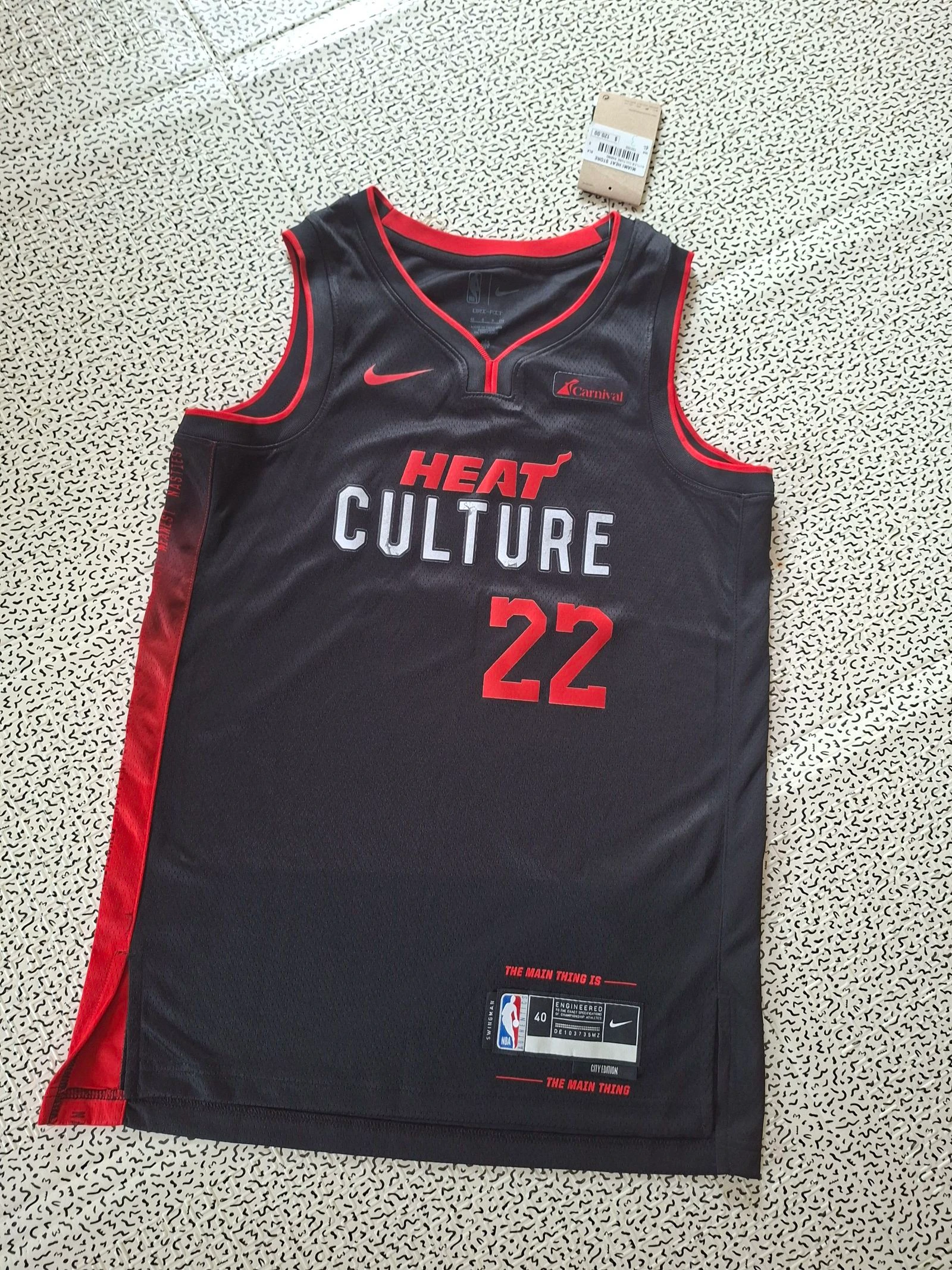 NBA-trui Nike Miami Heat Culture Butler #22 – Nieuw met labels – Maat S – photo 5